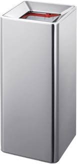 Kwadratowy Kosz na Śmieci 16L ze Stali Nierdzewnej